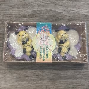 Floating Candles w/ Citronella New in Box Vintage Candle Craft 2 PCs Bee Summer